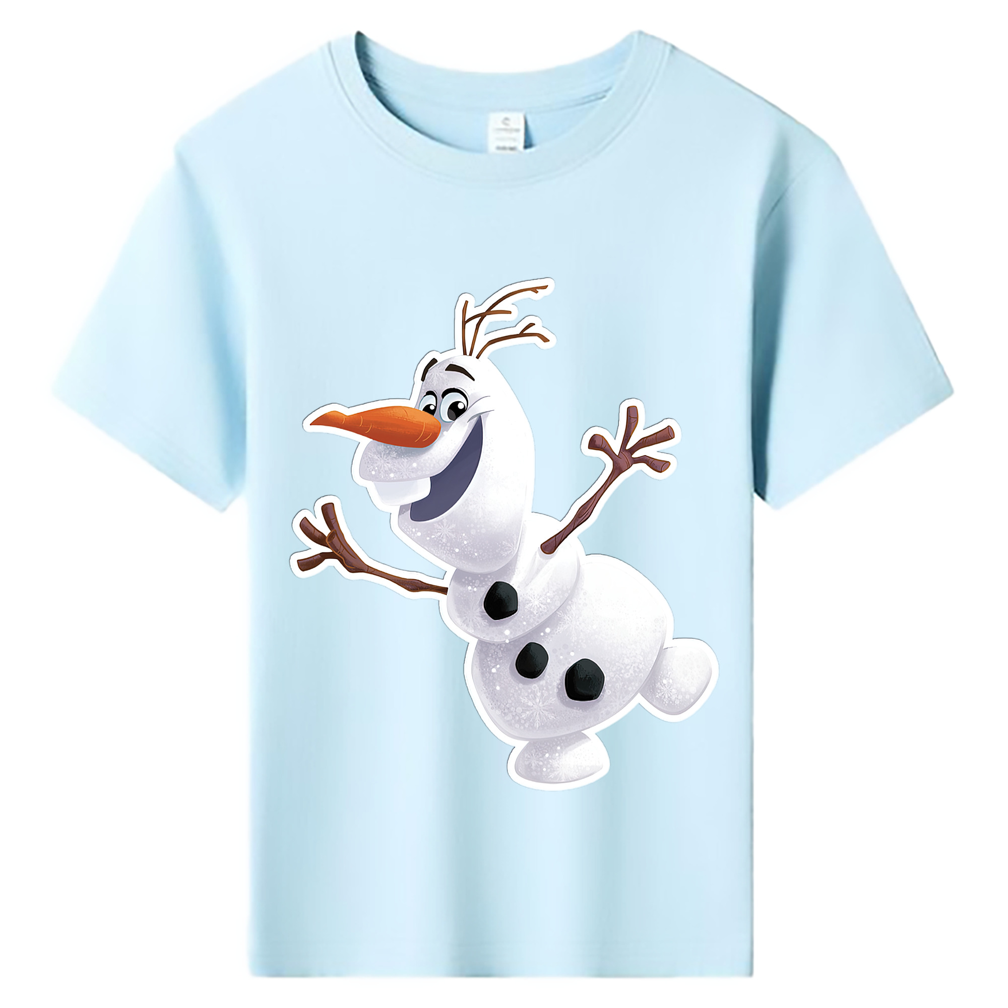 （画像用） アナと雪の女王 アンナ エルサ Frozen Anna Elsa 綿100％キッズTシャツ（フロントプリント）